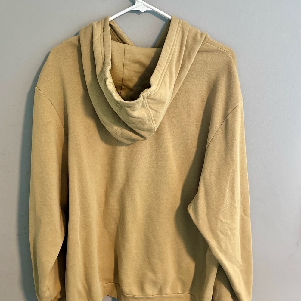 Adidas Script Beige Pullover Hoodie Women’s Size XL - Picture 4 of 7